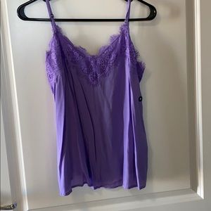 A&F Lavender Lace Camisole